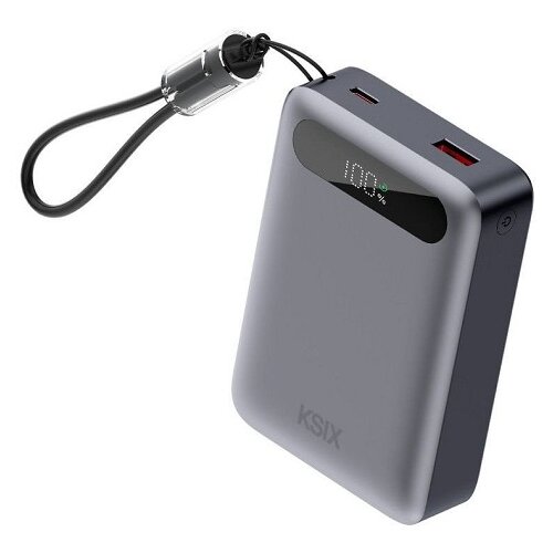 Ksix BPB20PD22G 20000mAh mini powerbank 22.5W, led display+kabl usb-c na usb-c Cene