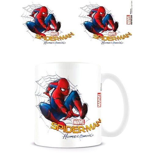 Spiderman Spider-Man Homecoming (Web) Uradna keramična skodelica za kavo/čaj v škatli, papir, večbarvna, 11 x 11 x 1,3 cm, (20850946) Cene