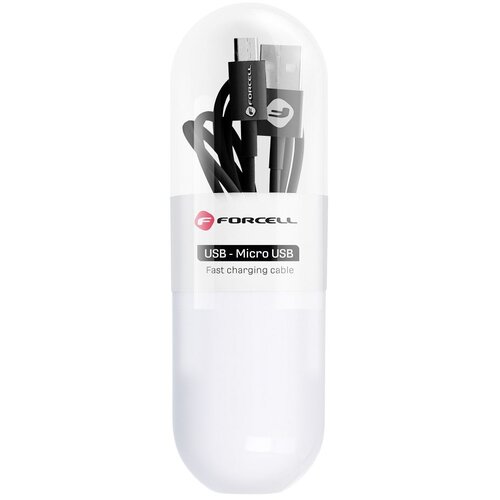 forcell usb kabal  C321 tube usb micro 2.1A crni 1m Cene