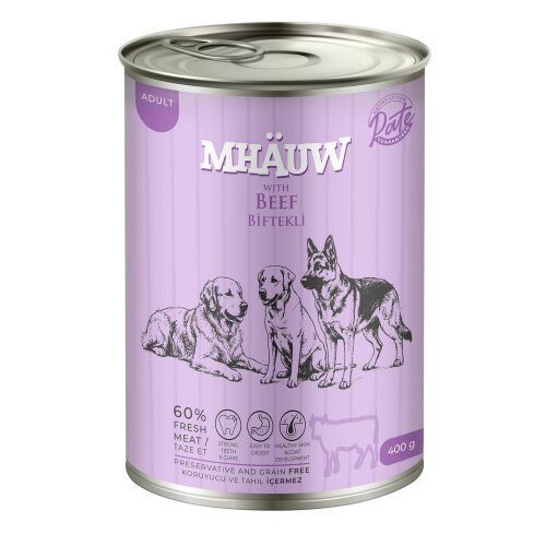 MHAUW Hrana za pse mesni narezak sa govedinom 400g MDPB400 Cijene