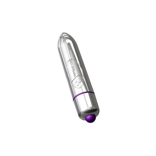 Rocks-Off Bullet vibrator Ro-80MM, srebrn Slike