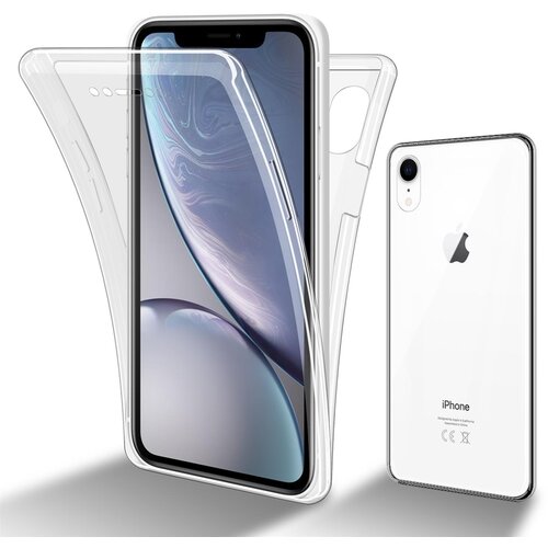 Cadorabo Ohi&amp;scaron;je, združljiv z Appleom v prozorni - 360 &amp;deg; Za&amp;scaron;čitni pokrov celotnega telesa - za&amp;scaron;čita spredaj in hrbta, vsestranska za&amp;scaron;čita z za&amp;scaron;čitnim zaslonom, (20569917) Slike