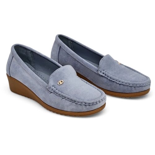 Resti Women's low wedge moccasin shoes Lepolt Cene