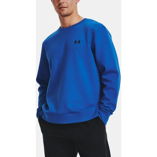 Under Armour Sweatshirt UA Unstoppable Flc Crew-BLU - Mens