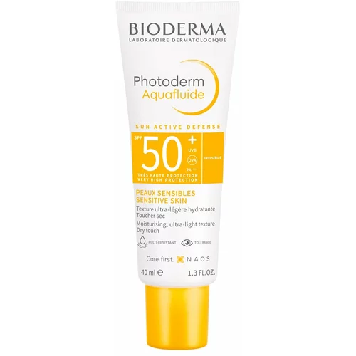 Bioderma Photoderm Aquafluide Invisible SPF50+ hidratantni i matirajući fluid za zaštitu od sunca za lice 40 ml unisex