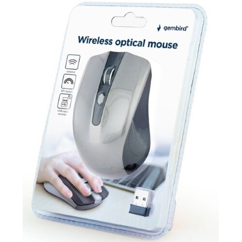  MUSW-4B-04-BG bežični mi&scaron; 2,4GHz opticki usb 800-1600Dpi black/spacegrey 99mm Cene