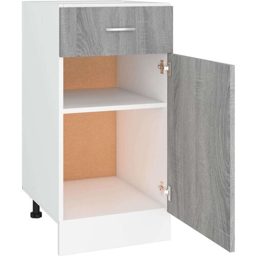 VidaXL Spodnja omarica siva sonoma 40x46x81,5 cm inženirski les Slike