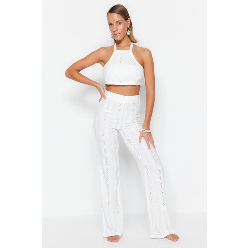 Trendyol Two-Piece Set - Ecru - Slim fit Slike