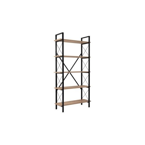 Hanah home polica za knjige elysian oak black Slike