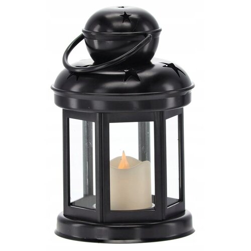 Molarem Home LED lampion 10 x 10 x 19 cm - Crni Slike