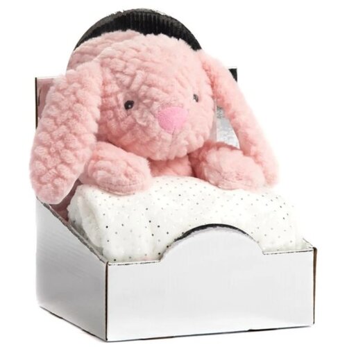 Bbo set plišana igračka + ćebence Rabbit Pink Cene
