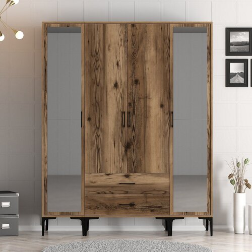 Hanah home Hanah kućni ormar Kumsal RTR 160x47.5x201.4cm Orah Cijene