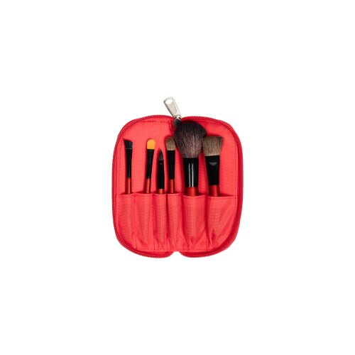  Travel Brush Set (6 PCS) RED Cene