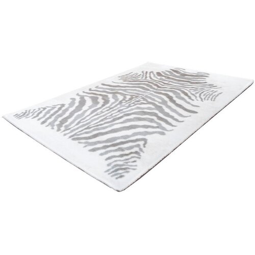 Kayoom PREPROGA Z VISOKIM FLOROM Rabbit Animal Grau / Wei&amp;szlig; 120/160 cm taftano siva, bela Slike