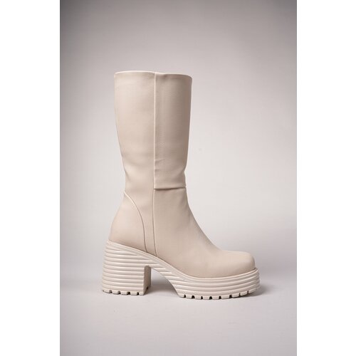 Riccon Henelra Women's Boots 0012270 Beige Skin Slike
