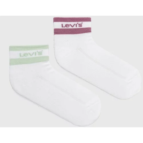 Levi's Čarape 2-pack boja: bijela