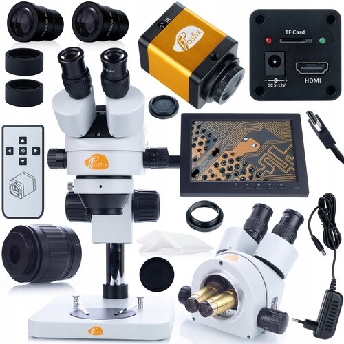 Rosfix mercury pro MSMP-T-PS1 komplet za mikroskop +pegasus pro kmpp-hdmi-tf 12MP kamera plantes serije pro + nosilec zaslona 196 mm + zaslon 8", (22084140) Cene