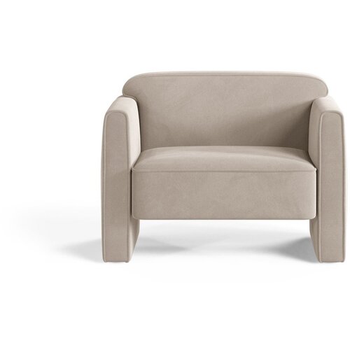 Micadoni Bež bar&amp;scaron;unasti fotelja Abby &amp;ndash; Slike