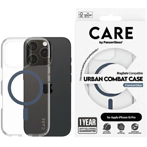 PanzerGlass CARE BY FLAGSHIP OVITEK Z ZA MAGSAFE ZA IPHONE 16 PRO MODRA, (21899381) Cene