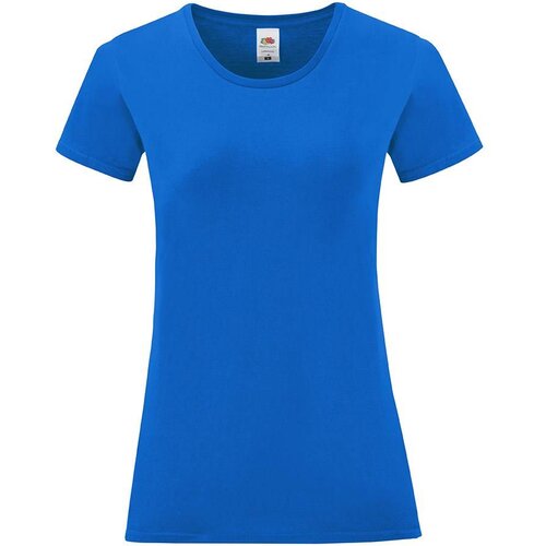 Fruit Of The Loom Blue Iconic women's t-shirt in combed cotton Cijene