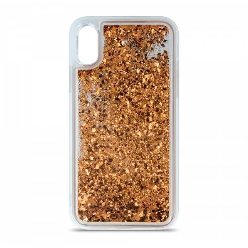 Nillkin silikonski ovitek za Samsung Galaxy A51 A515 prozoren z zlatimi ble&amp;scaron;čicami Slike