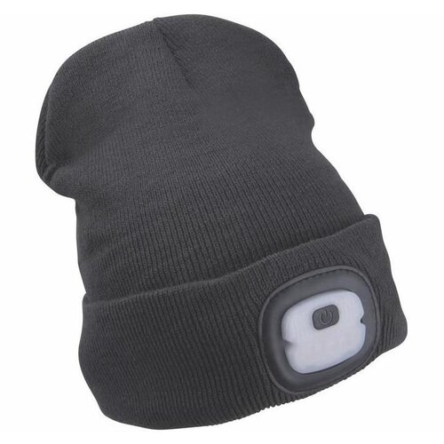 Extol kapa sa čeonom lampom i usb punjenjem 250 mah tamno siva vel. uni Cene