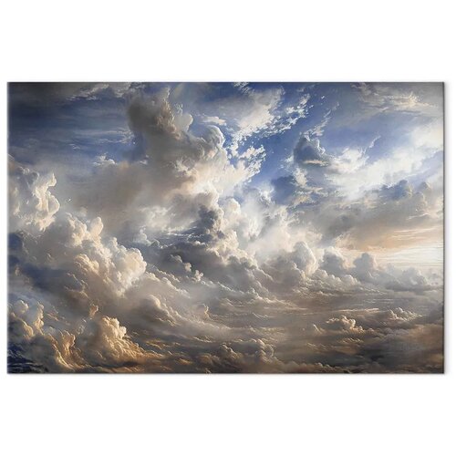  Slika - Golden Reflections on Clouds Foretelling Dusk 120x80 Slike