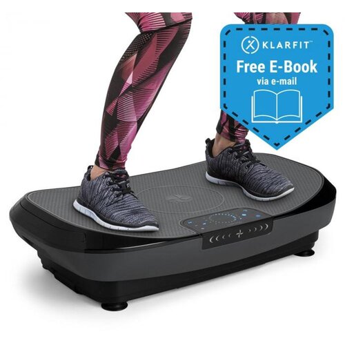 Klarfit VIBE 4DX Pro vibracijska platforma, Crna / Siva Cene