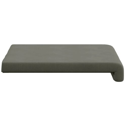  Jastučić za klupu 4 kom. Kord Svjetlosiva Dubina 35 cm - Svjetlosiva 4 Slike