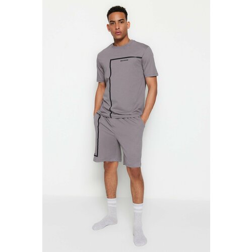 Trendyol Muška pidžama - komplet TMNSS23PT00017/Black Slike