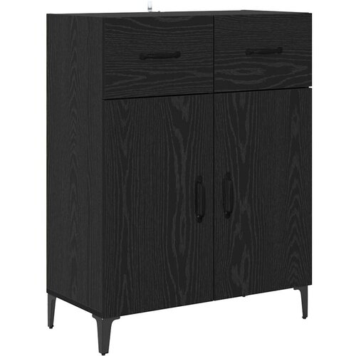  Highboard Crni hrast 69,5 x 34 x 180 cm Konstruirano drvo Slike