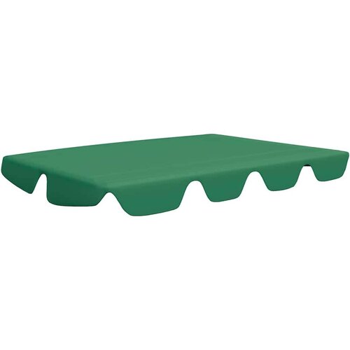 VidaXL Zamjenski krov za vrtnu ljuljačku zeleni 150 / 130x70 / 105 cm Slike
