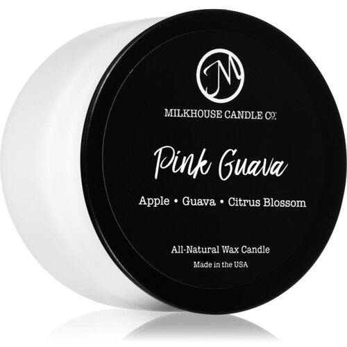 Milkhouse Candle Co. Creamery Pink Guava dišeča sveča Traveler Tin 106 g Cene