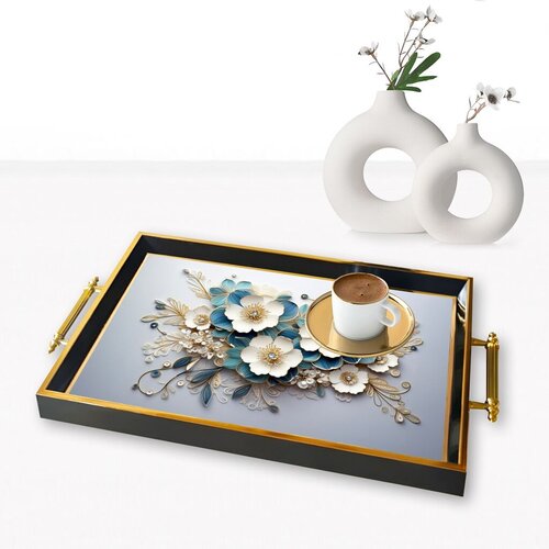Aberto Design Poslužavnik TPA9901 50 x 29 x 3.5 cm, Šareni Cene
