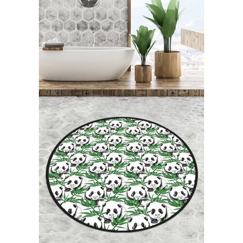 L'essentiel Maison kupatilski otirač green panda, 80cm, zeleno-beli Slike