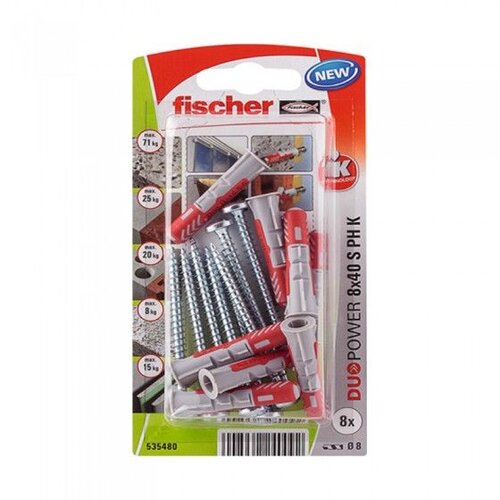 Fischer DuoPower 6 x 30 S PH K NV tipl 30 mm 535479 1 Set Cijene