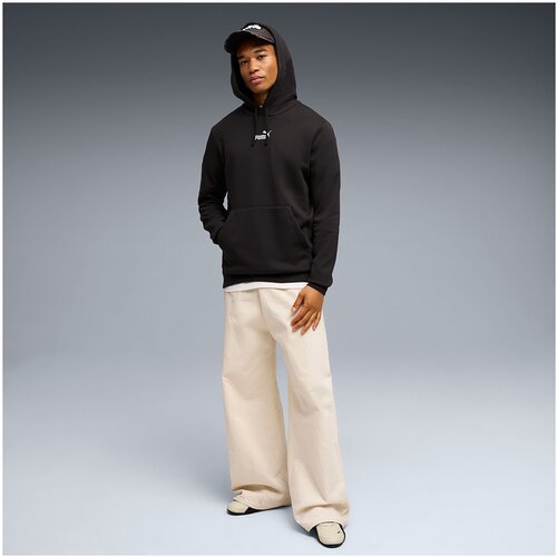 Puma Flis Ess Small No.1 Logo Centered Hoodie Fl Črna Slike