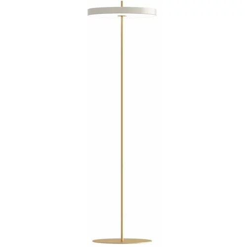UMAGE Bijela LED stojeća svjetiljka s mogućnosti zatamnjivanja s metalnim sjenilom (visina 151 cm) Asteria Floor –