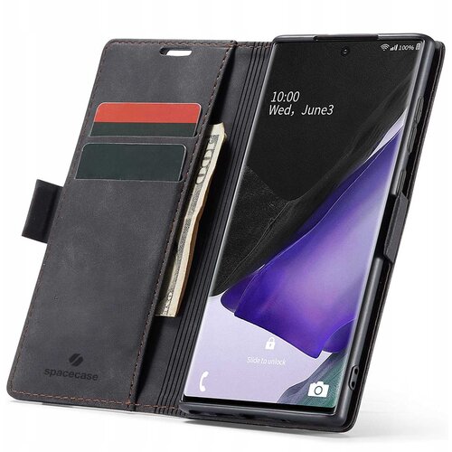 Spacecase OVITEK DENARNICA ZA SAMSUNG GALAXY NOTE 20 ČRN OVITEK, (21963137) Cene
