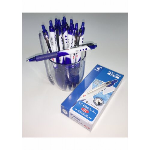 2X3 Pisaljka s tekućom tintom Pilot V-Grip Retractable 05, Plava Slike