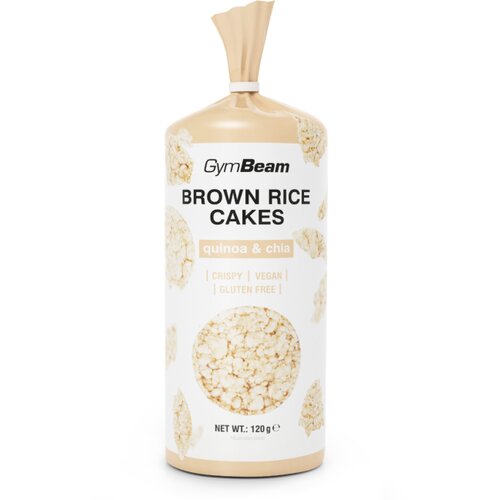 GymBeam brown rice cakes 120 г quinoa and chia Slike