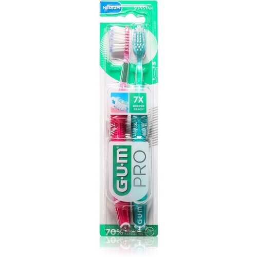 GUM Technique PRO DUO 1528 zobne &amp;scaron;četke medium 2 kos Slike