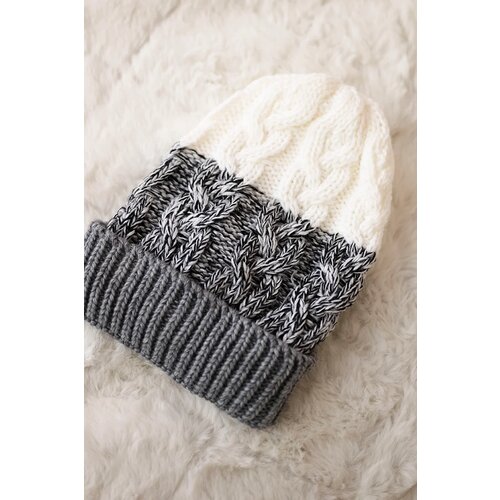 Kesi Women's cap Samara K346 gray+black Cene