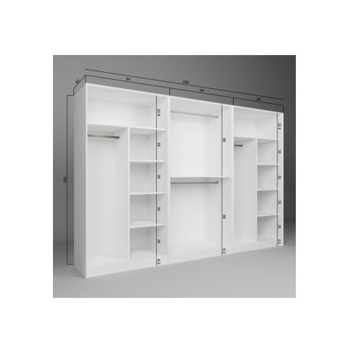 Hanah home beli ormar lucas 1600 88 Slike