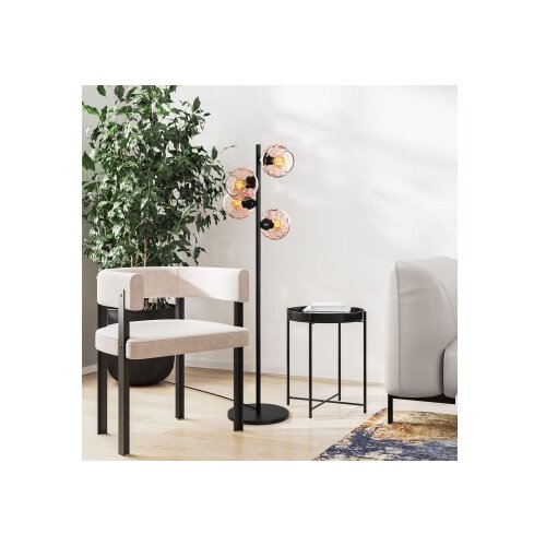 Opviq Podna lampa Benek-15-14533, 36x36x135 cm, IP20, Crno-roze Slike