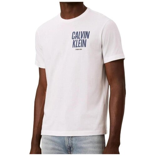 Calvin Klein Jeans Majice s kratkimi rokavi LV04RH816G YAF Bela Slike