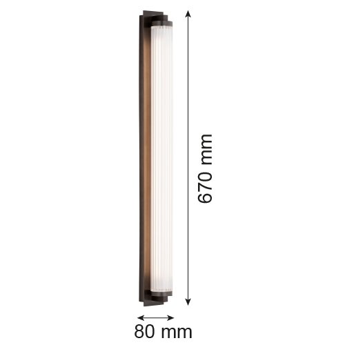  Argon 8623 - LED zidno svetlo HAMPTON LED/34W/230V 3000K crna Slike