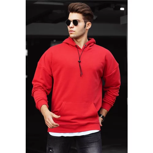 Madmext Sweatshirt - Red - Regular fit