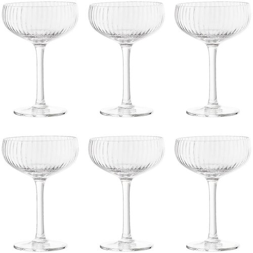 Bloomingville Ča&amp;scaron;e u setu 6 kom za &amp;scaron;ampanjac 250 ml Astrid &amp;ndash; Slike