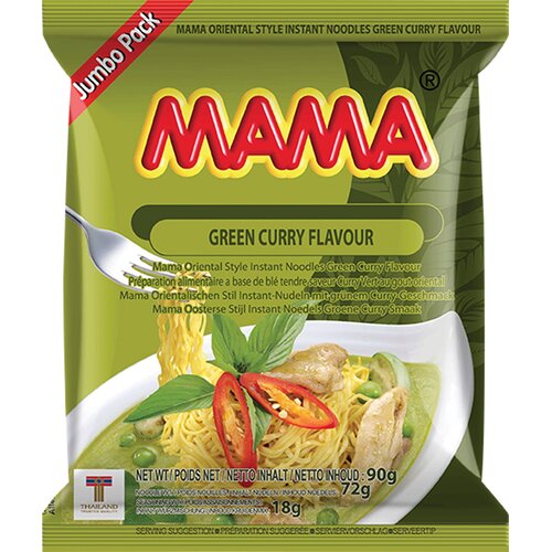 Instant Noodles - Green Curry - 90 g Cene